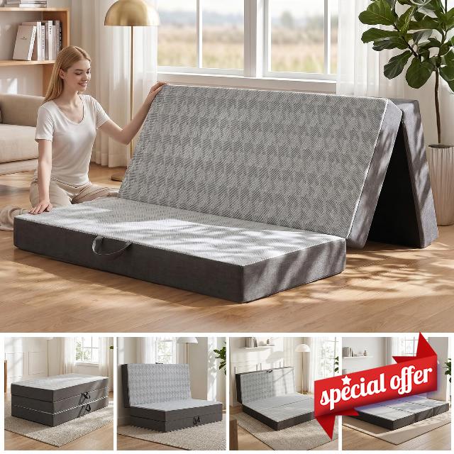 6" Trifold Mattress Queen Size