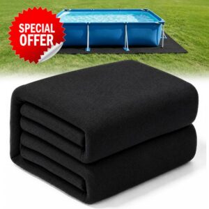 BobbleT 11 x 7.5ft Rectangular Pool Liner Pad for Above Ground Pools
