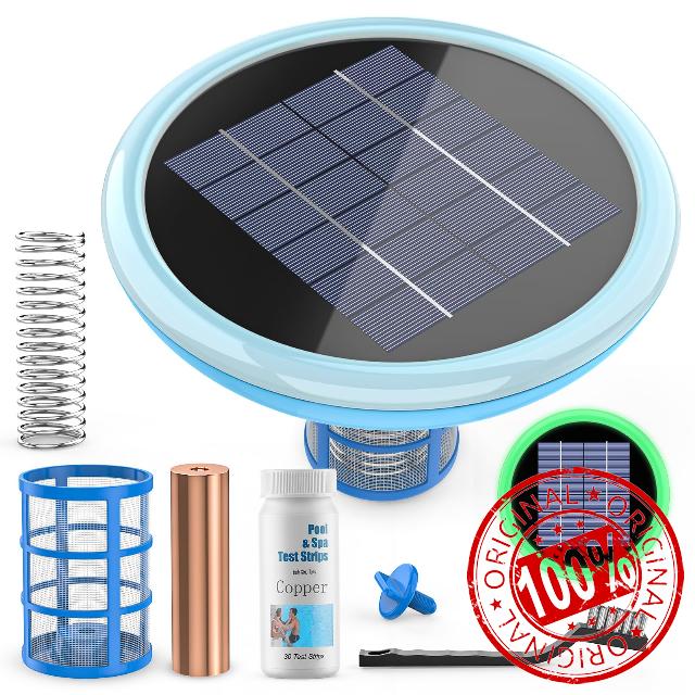 Solar Pool Ionizer for Above Ground & Inground Pools up to 45
