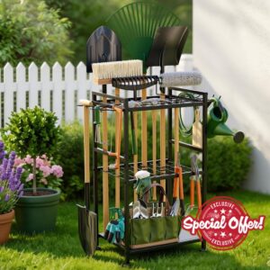 SPACECARE Garden Tool Organizer with Feet
