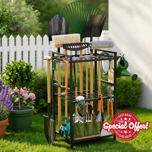 SPACECARE Garden Tool Organizer with Feet