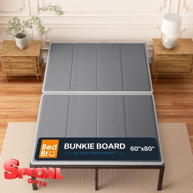 Bunkie Board Queen 10mm (60" x 80") – Gray Under Mattress Support