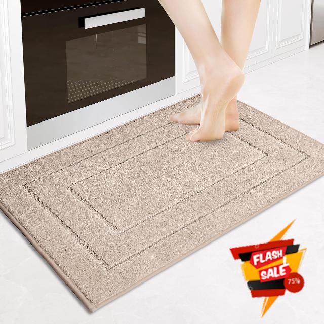 PURRUGS Machine Washable Kitchen Rug 24" x 35.5"