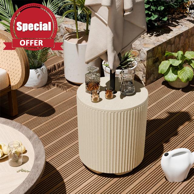 Outdoor Umbrella Stand with Hole