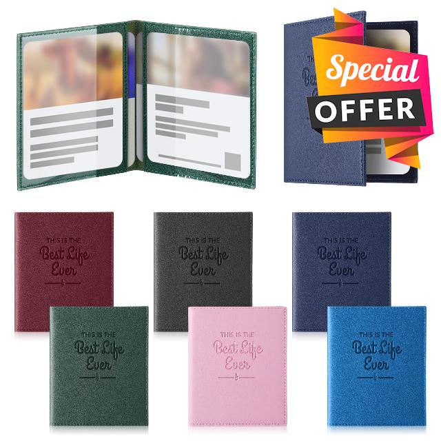 6 Pcs Mini New Tract Holder Set for Ministry Gospel Leaflet Storage Bag
