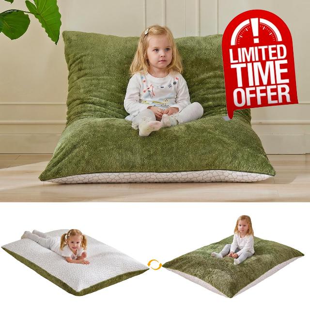 3 in 1 Kids Bean Bag Chair Couch