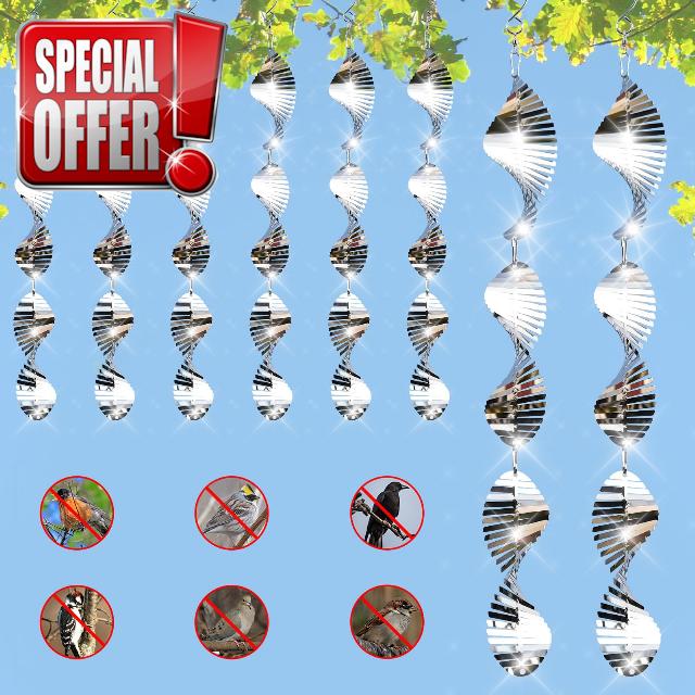 24 PCS Stainless Steel Bird deterrents for Outside