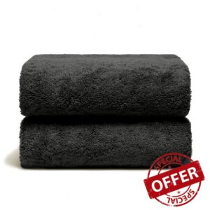 Italic Ultraplush 100% Australian Cotton Bath Sheets - Set of 2 Luxury Extra Large Heavy Duty Bath Sheets