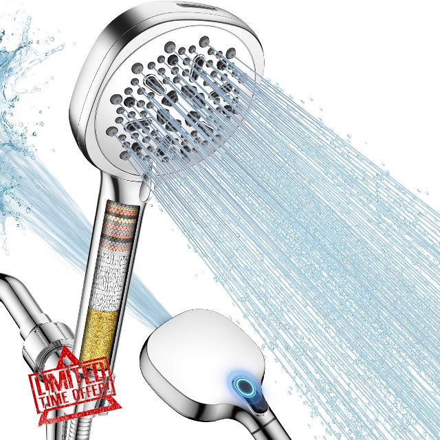 Filtered Shower Head with Handheld