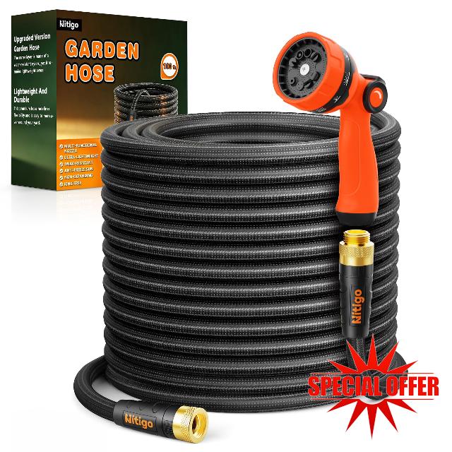 Nitigo Ultra Lightweight Garden Hose 100FT