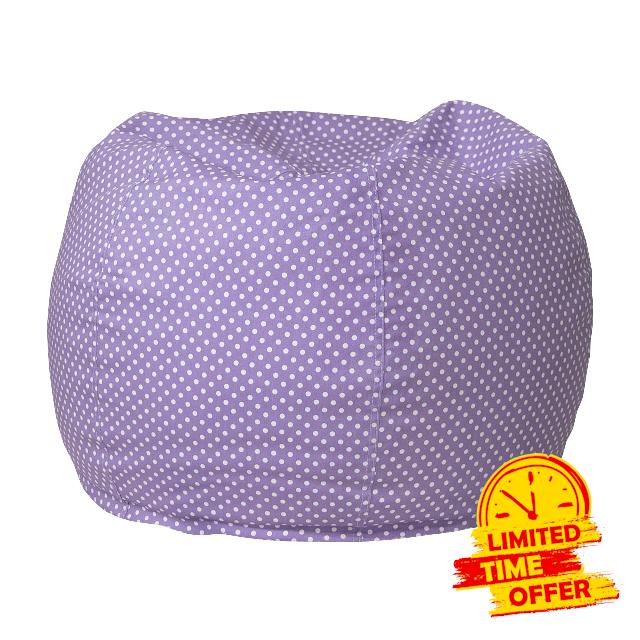Flash Furniture Dillon Small Bean Bag Chair for Kids and Teens