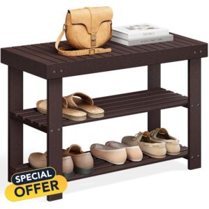 SONGMICS Shoe Rack Bench