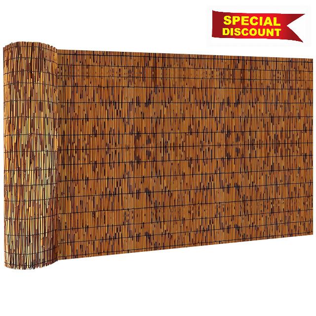 KOIUEYW Bamboo Reed Fencing