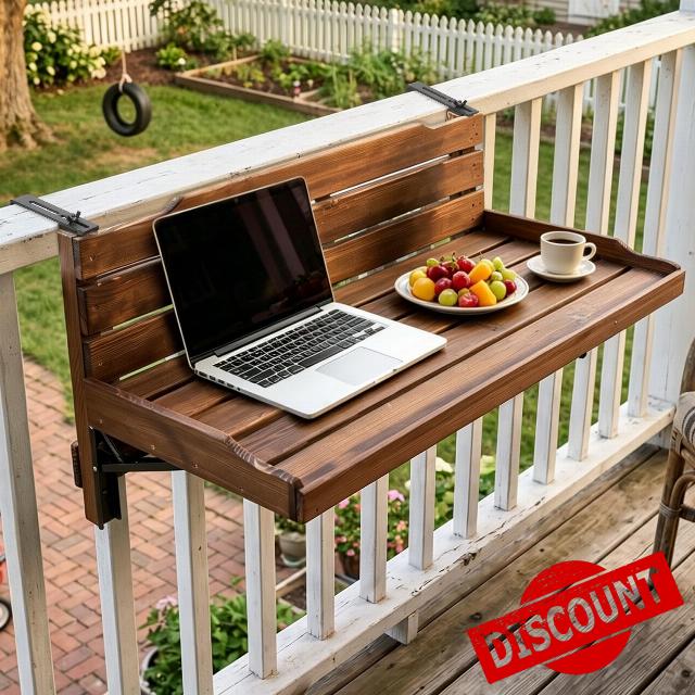 Balcony Bar Table for Railings