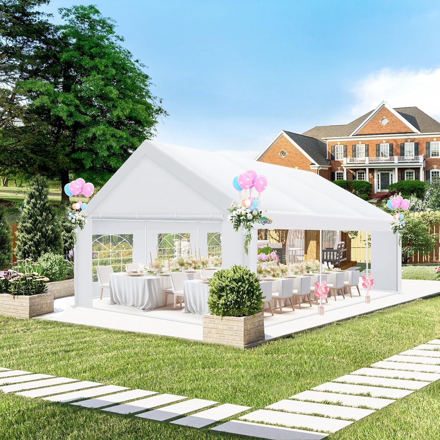 COBIZI 20x20 Tents for Parties Heavy Duty