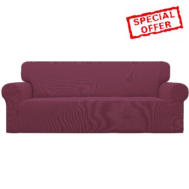 Easy-Going Stretch Oversized Sofa Slipcover 1-Piece Sofa Cover Furniture Protector Couch Soft with Elastic Bottom for Kids