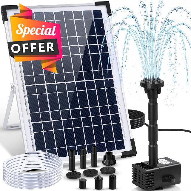 Yeomi 12W Solar Fountain Pump