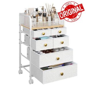 Rolling Makeup Cart Organizer with 6 Drawers