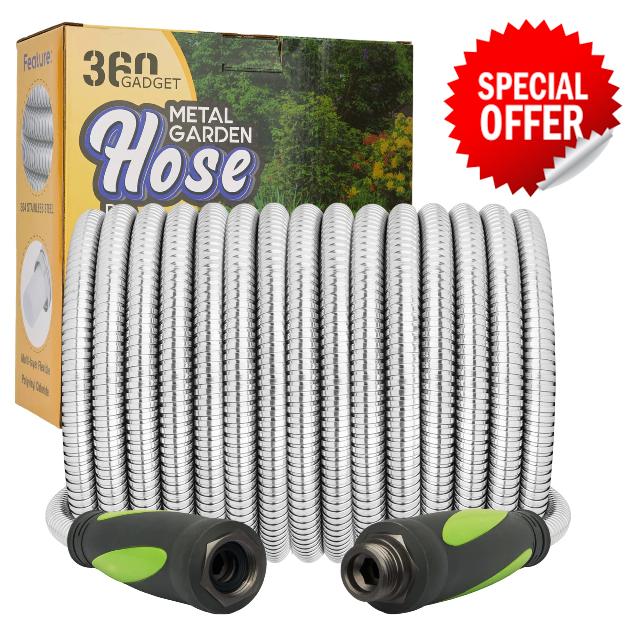 Garden Hose - Water Hose 25 FT with Swivel Handle