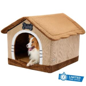 Jiupety Indoor Dog House with Frame