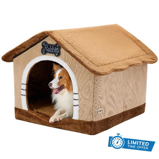 Jiupety Indoor Dog House with Frame