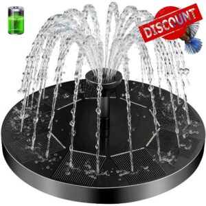 Solar Fountain for Bird Bath