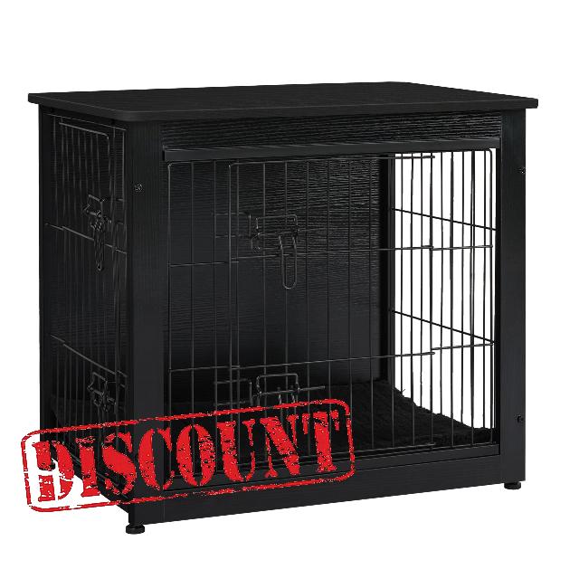 DWANTON Dog Crate Furniture with Cushion