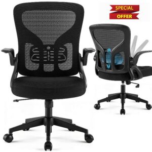 Office Chair Ergonomic Desk Chair with Adjustable Lumbar Support