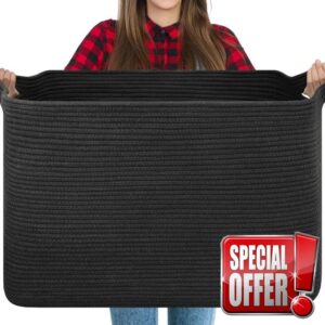 OIASKET 118L Extra Large Blanket Basket