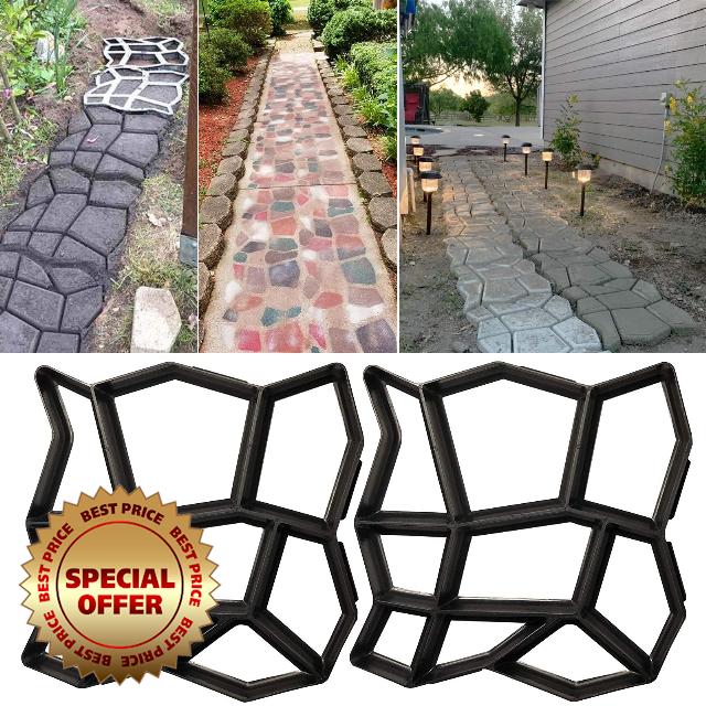 VanSmaGo 2 Packs 16.9 x 16.9 x 1.6 inch Walk Maker