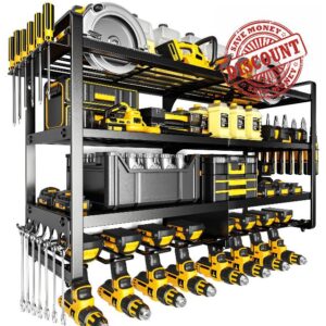 POKIPO Large Power Tool Organizer Wall Mount