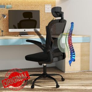 alex-chair Ergonomic Office Chair with Adjustable Headrest & Lumbar Support