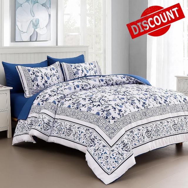 Dobuyly Floral Comforter Twin Size Set