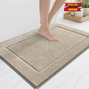 anllugs Bathroom Rugs Non-Slip Machine Washable 24" x 36"