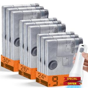 Vacuum Storage Bags for Travel with Cordless Pump