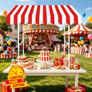 Carnival Tablet Tent Kit Circus Party Decoration