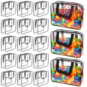 18 Packs Large Toy Storage Bags with Labels