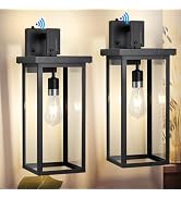 ZSMAIKU Extra Large Outdoor Wall Light Fixture,Black Outdoor Wall Sconce,Exterior Garage Lights, ...