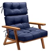MAGIC ELEPHANT Adirondack Chair Cushion, Memory Foam Outdoor Chair Cushion, Water-Repellent Thick...