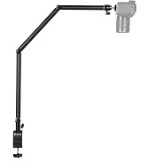 TARION Overhead Camera Desk Mount - 360° Flexible Articulating Arm with 3/8'' Screw and 1/4'' Scr...