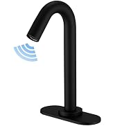 BWE Touchless Bathroom Sink Faucet,Chrome Automatic Motion Sensor Faucet,Hand-Free Electric Smart...