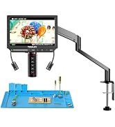 TOMLOV 4K Autofocus Microscope TM4K-AF Max, 10.1" HDMI Digital Microscope with Spin Flex Arm, Mic...