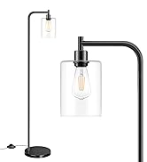 Motion Sensor Outdoor Wall Lantern Dusk to Dawn Waterproof Exterior Wall Sconce with Seeded Glass...