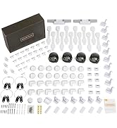 Baby Proof Kit, 83 Packs Baby Proofing Kit Essentials Child Proofing Appliance with Cabinet Locks...