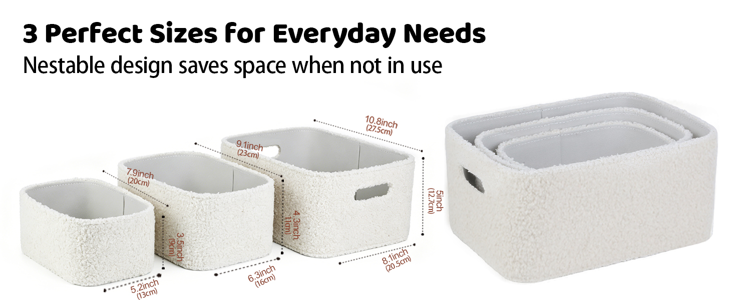 sturdy rectangular bins rigid storage box durable nursery closet drawers heavy book holder organizer