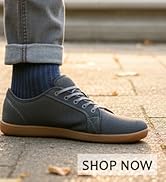 WHITIN Men's Wide Minimalist Barefoot Sneakers | Zero Drop Sole | Optimal Relaxation