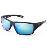 KastKing Waccamaw Polarized Bifocal Sunglasses, x1.5 x2.0 x2.5 Magnifications, Wrap Around Sport ...