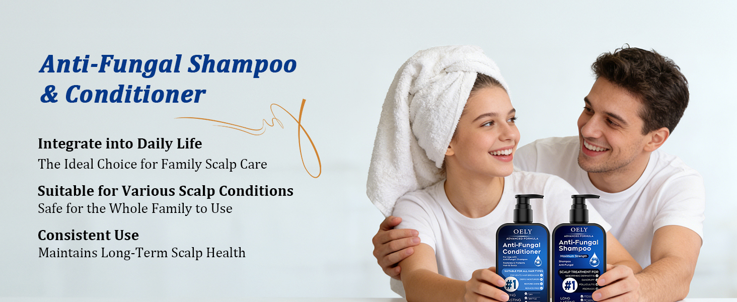 Antifungal Shampoo and Conditioner Set A+