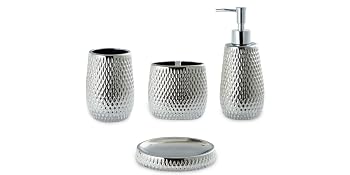 silver bath accessories