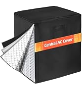 Winter Air Conditioner Covers for Outside Units, Winter AC Cover with 3 Layers Insulation, Heavy ...